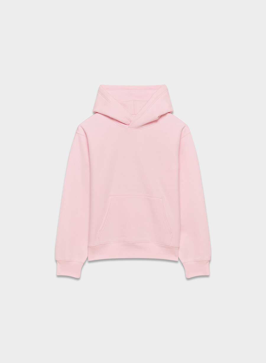 felpa con cappuccio perfetta in pile accogliente villa pink