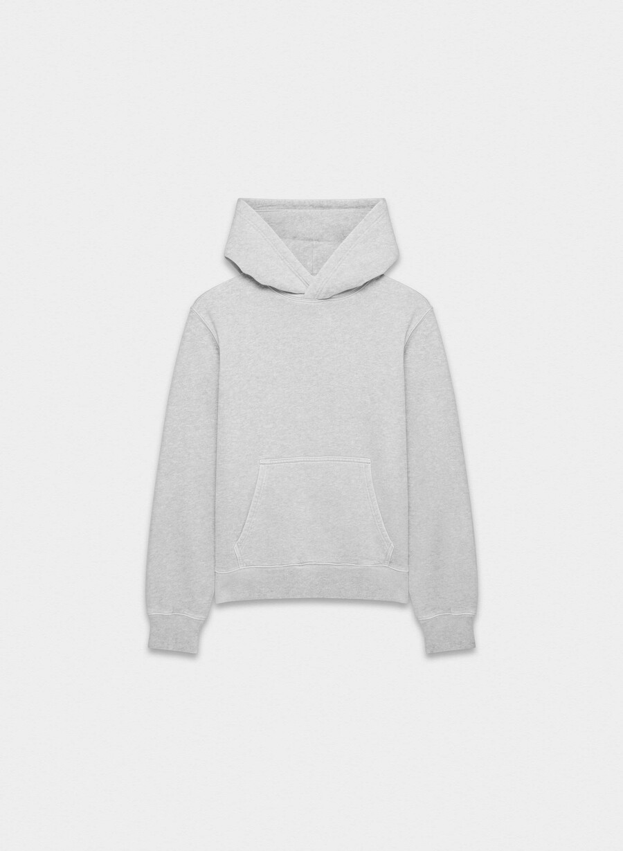 felpa con cappuccio cozy sweatfleece perfect heather chrome