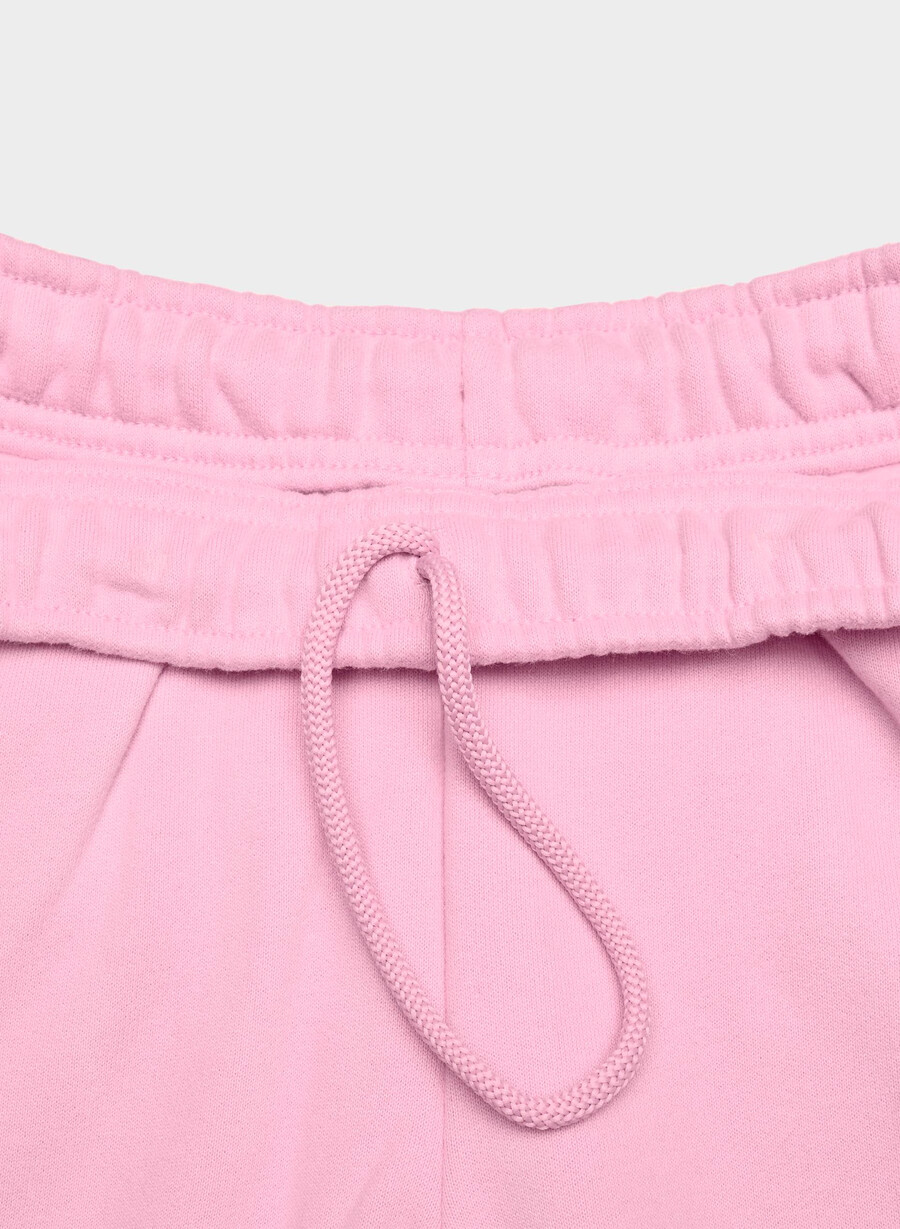 pantaloni della tuta cozy sweatfleece mega cargo rosa morganite
