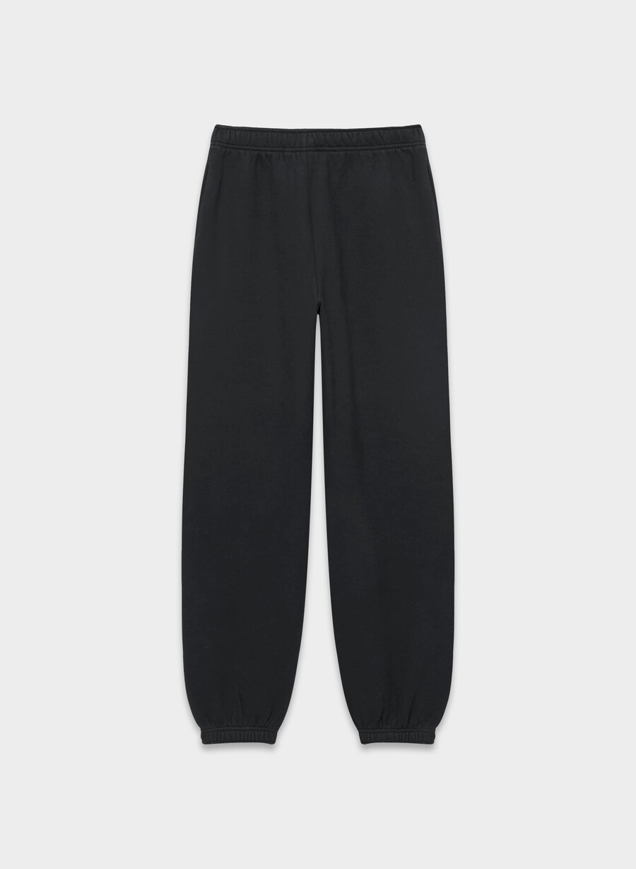 felpa comoda mega jogger nero
