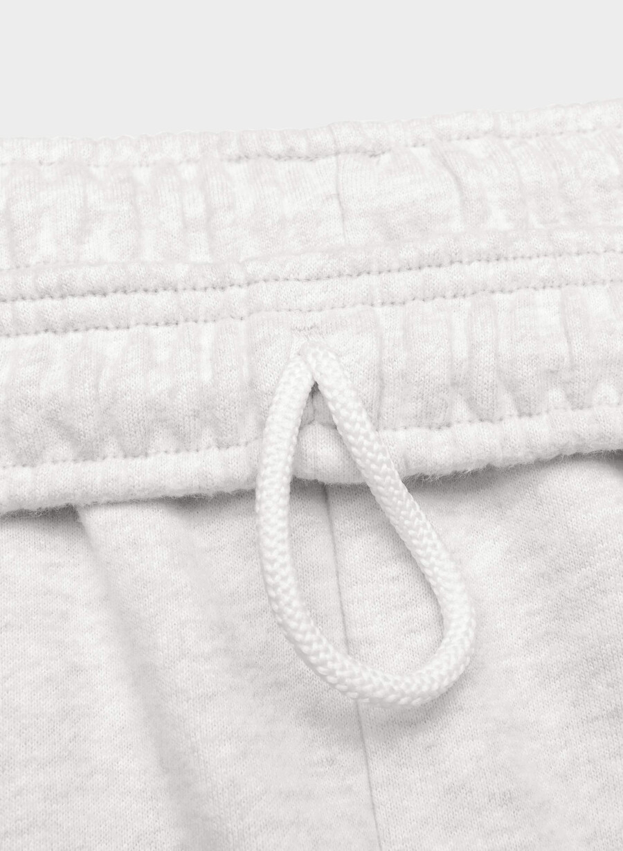felpa comoda mega jogger heather cloud white