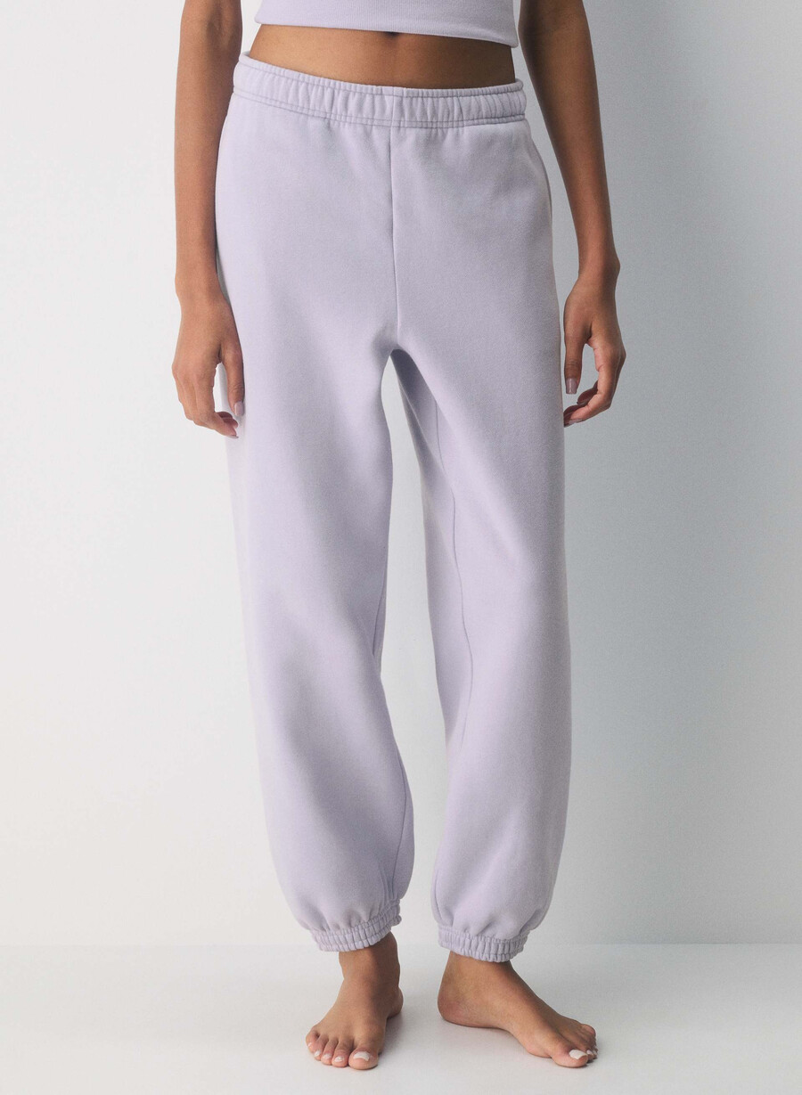 felpa comoda mega jogger wildflower lilac