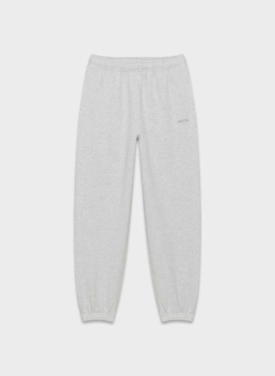 felpa comoda mega jogger heather chrome