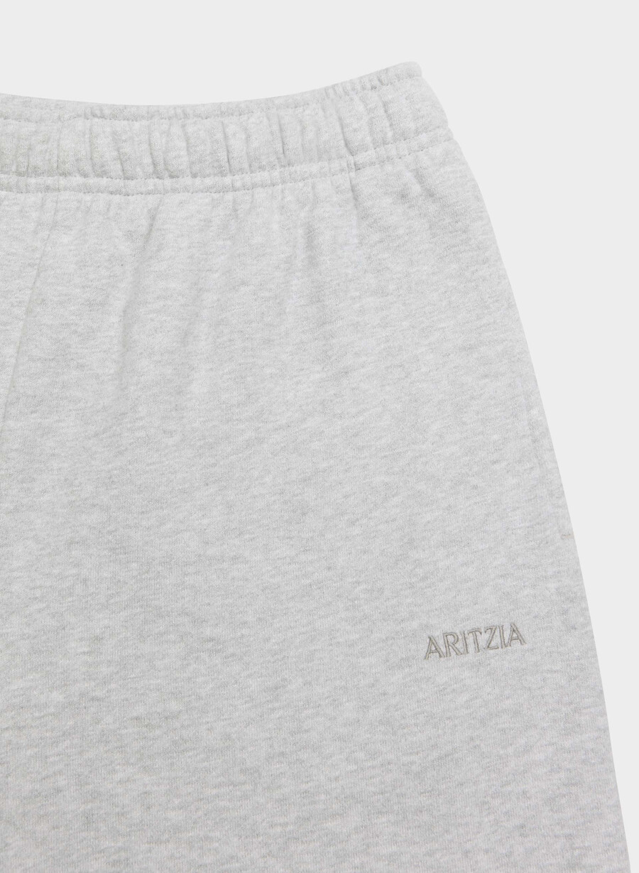 felpa comoda mega jogger heather chrome