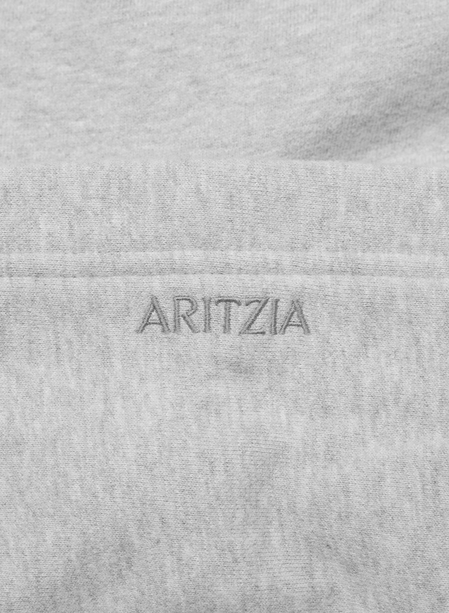 felpa con cappuccio cozy sweatfleece mega raglan heather chrome