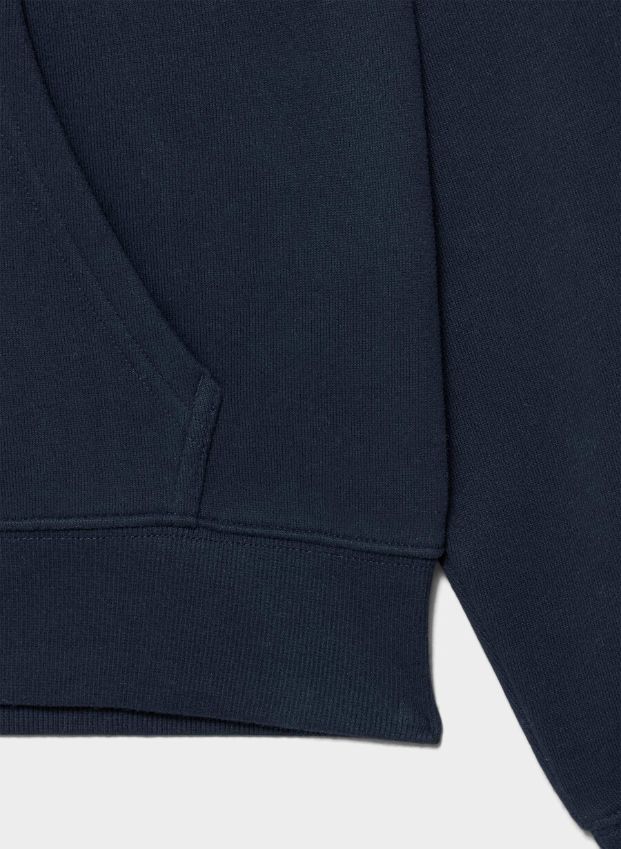 felpa con cappuccio e zip perfetta in pile accogliente admiral