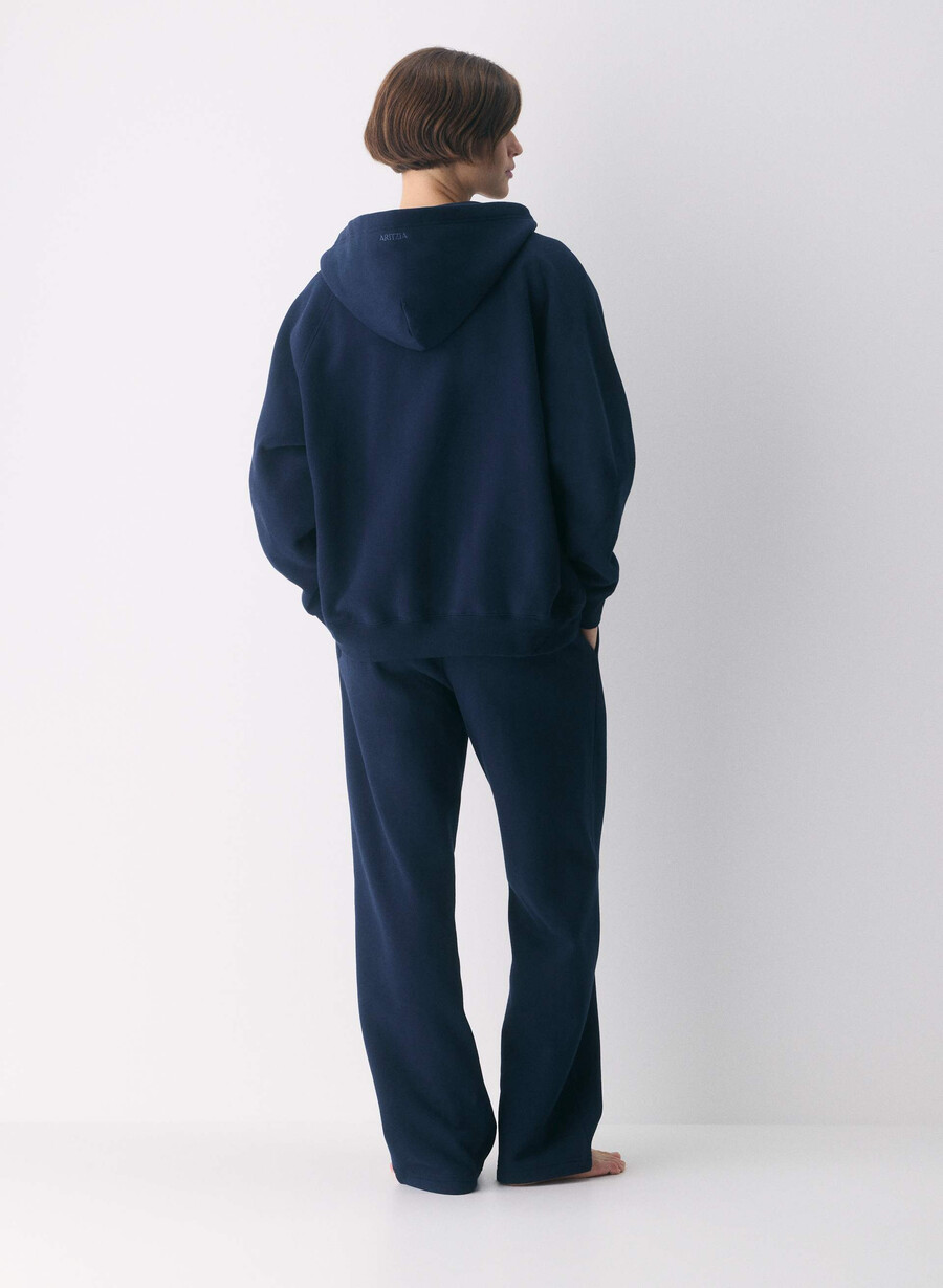 pantaloni della tuta cozy sweatfleece mega straight admiral