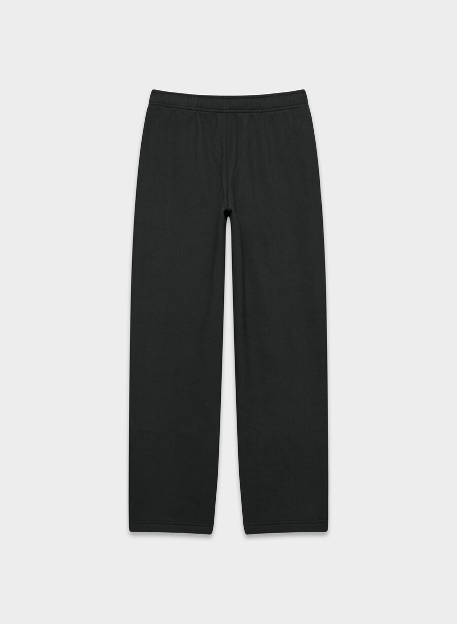 pantaloni della tuta cozy sweatfleece mega straight nero