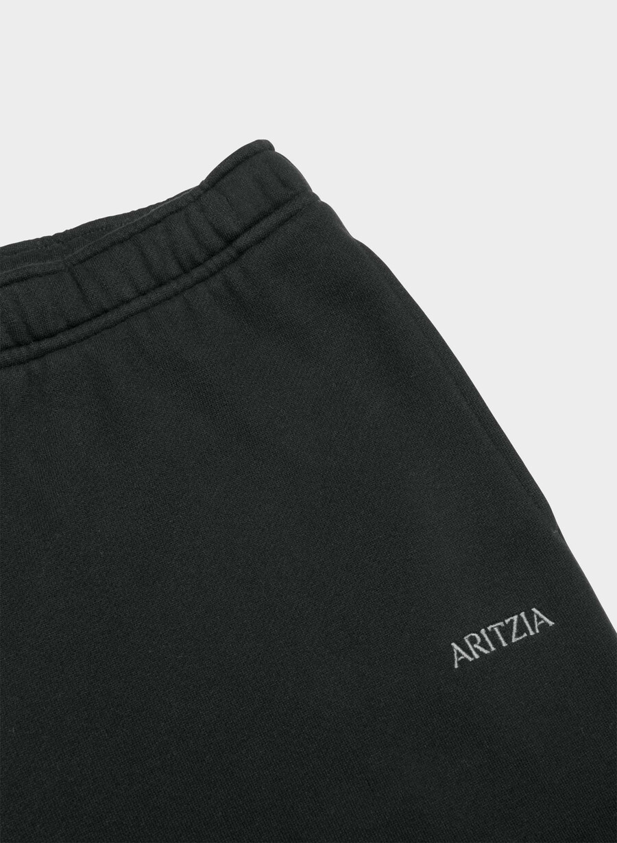 pantaloni della tuta cozy sweatfleece mega straight nero