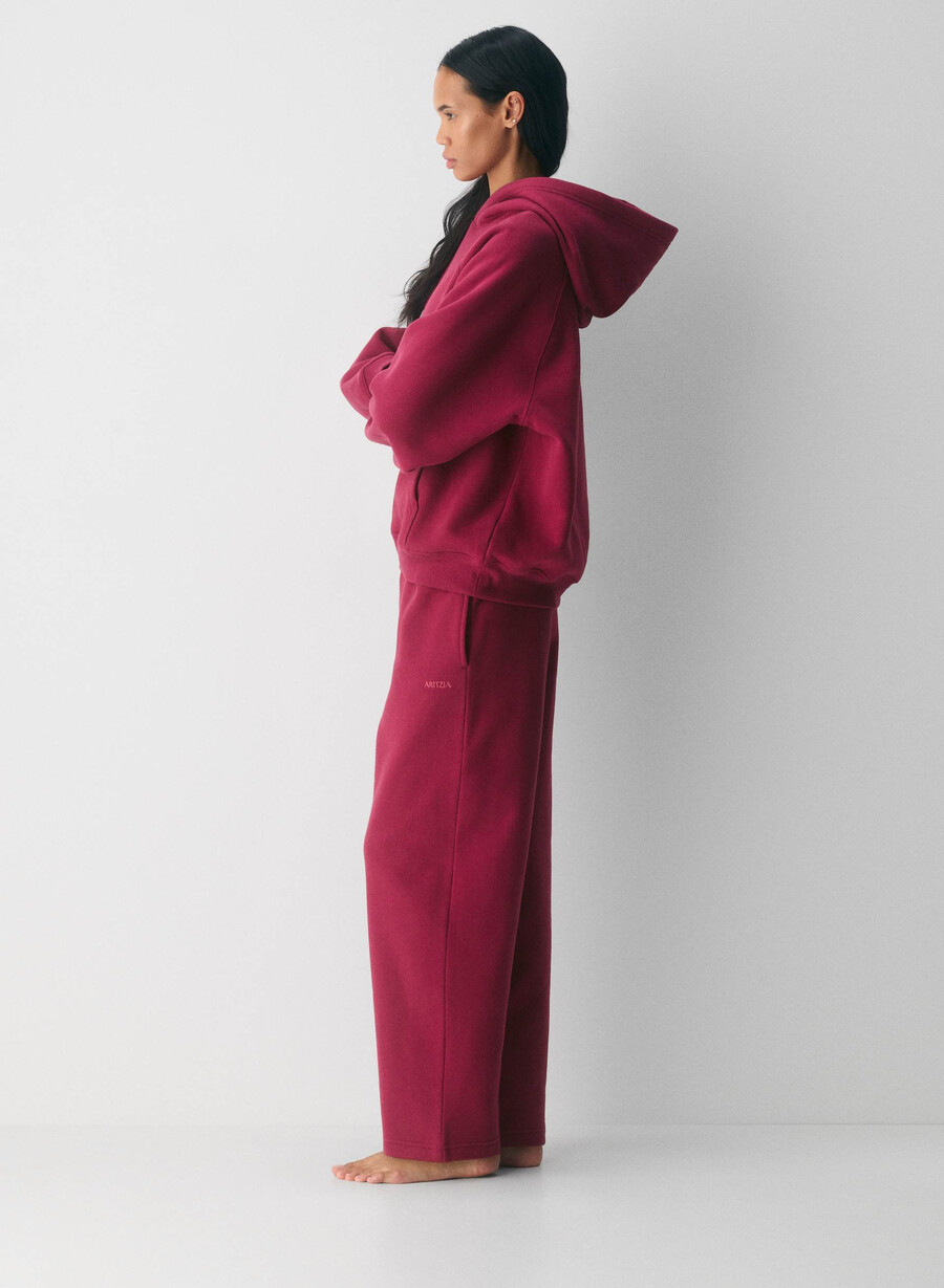 pantaloni della tuta cozy sweatfleece mega straight juicy rose