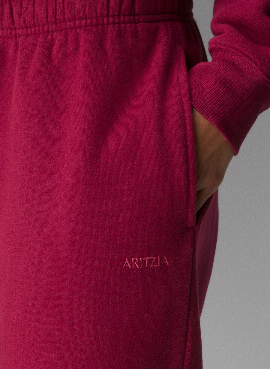 pantaloni della tuta cozy sweatfleece mega straight juicy rose