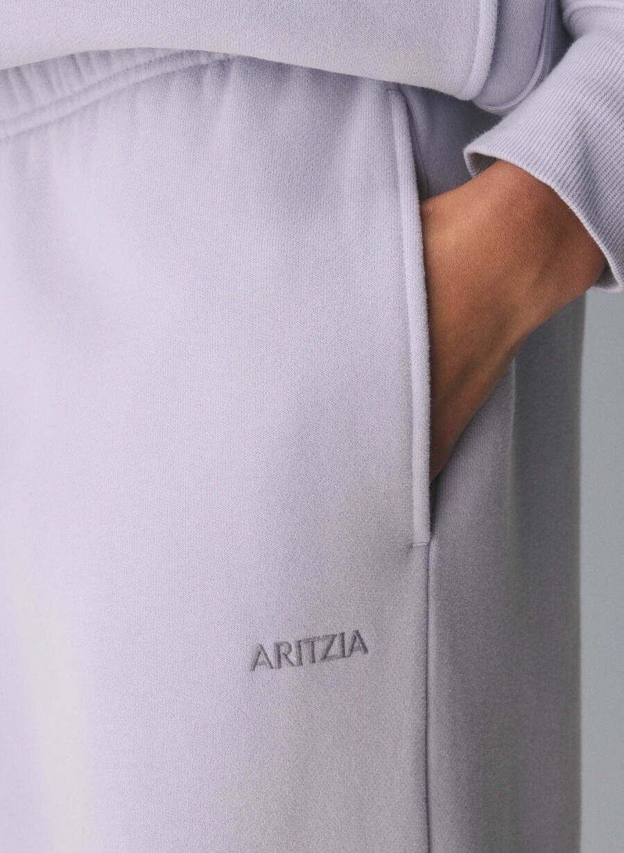 pantaloni della tuta cozy sweatfleece mega straight wildflower lilac