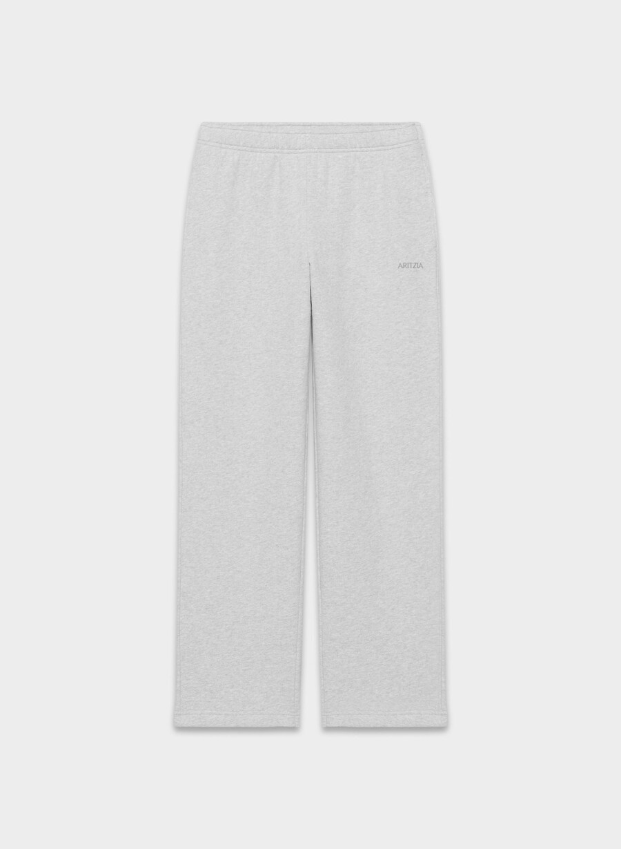 pantaloni da tuta cozy sweatfleece mega straight heather chrome