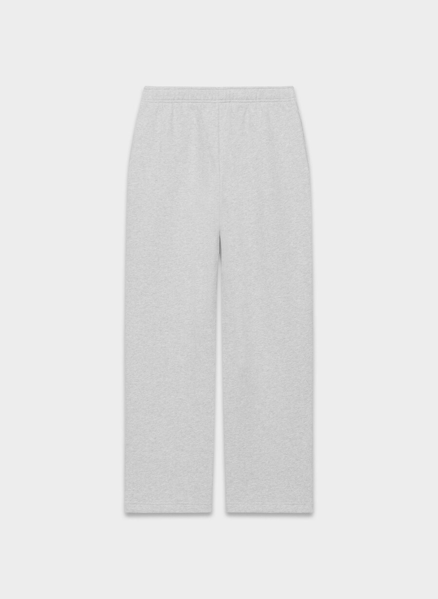 pantaloni da tuta cozy sweatfleece mega straight heather chrome