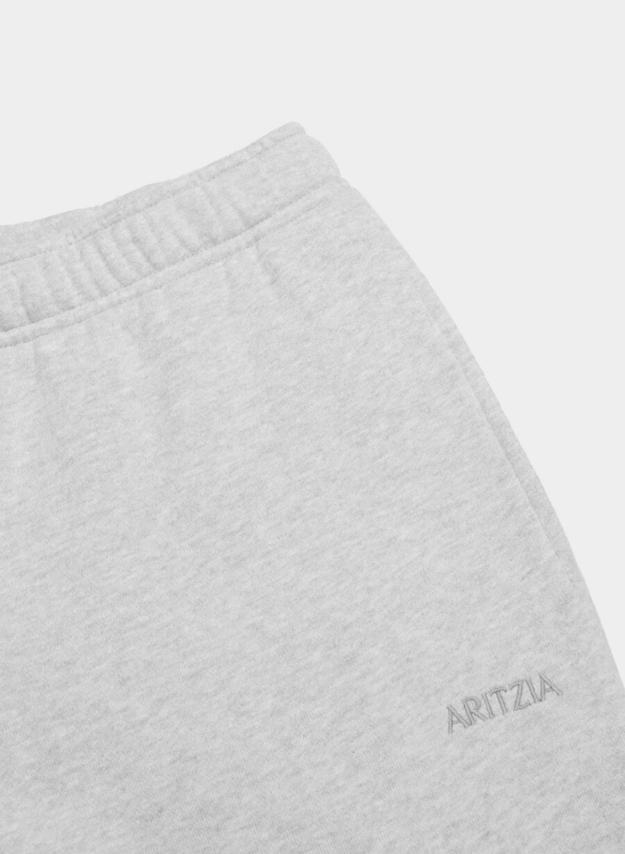 pantaloni da tuta cozy sweatfleece mega straight heather chrome
