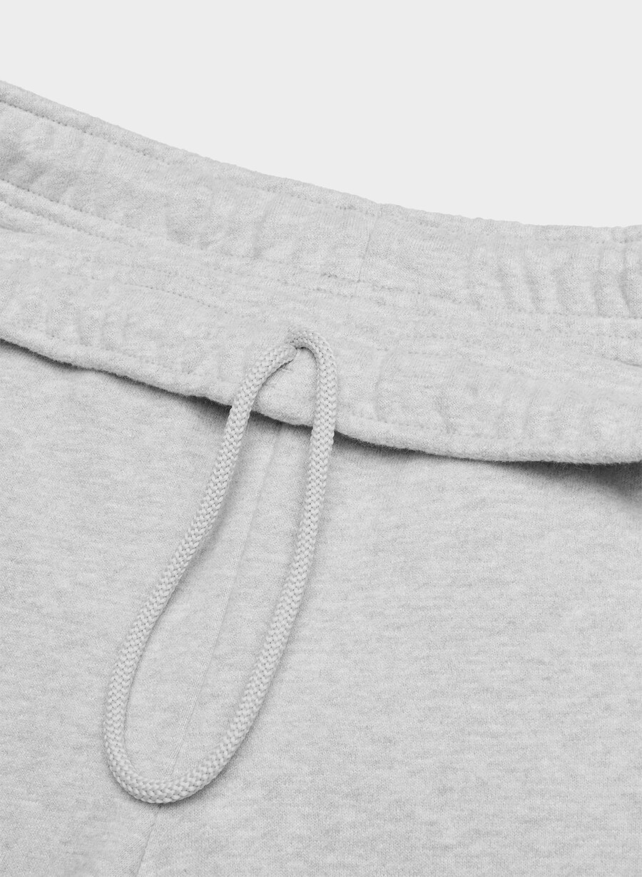 pantaloni da tuta cozy sweatfleece mega straight heather chrome