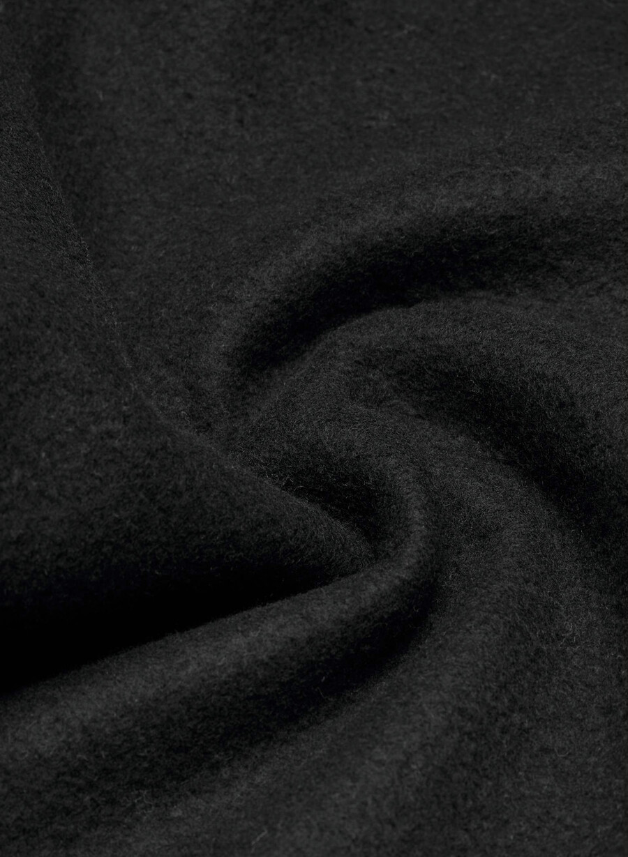 pantaloni larghi da tuta in pile cozy sweatfleece boyfriend nero