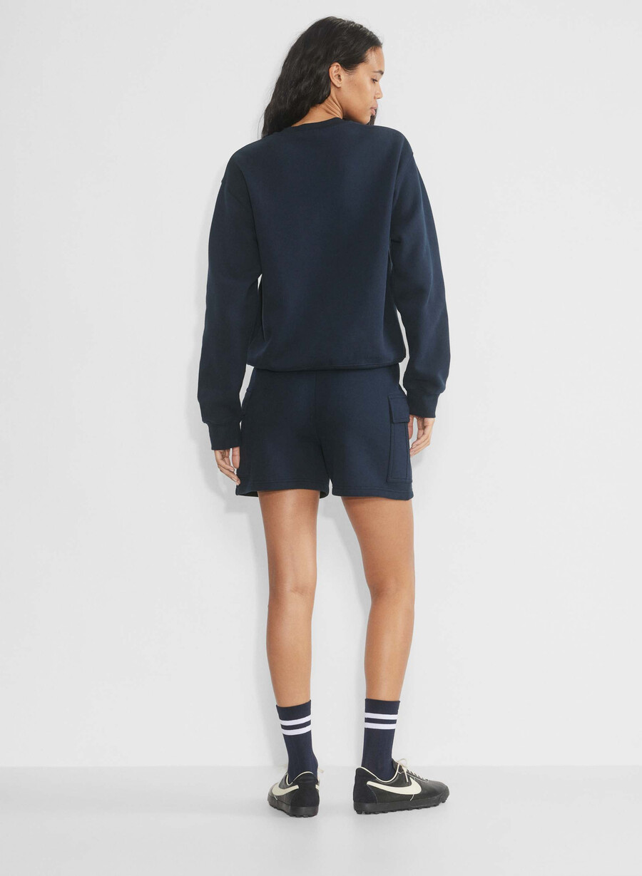 pantaloncini a metà coscia cozy sweatfleece mega cargo admiral