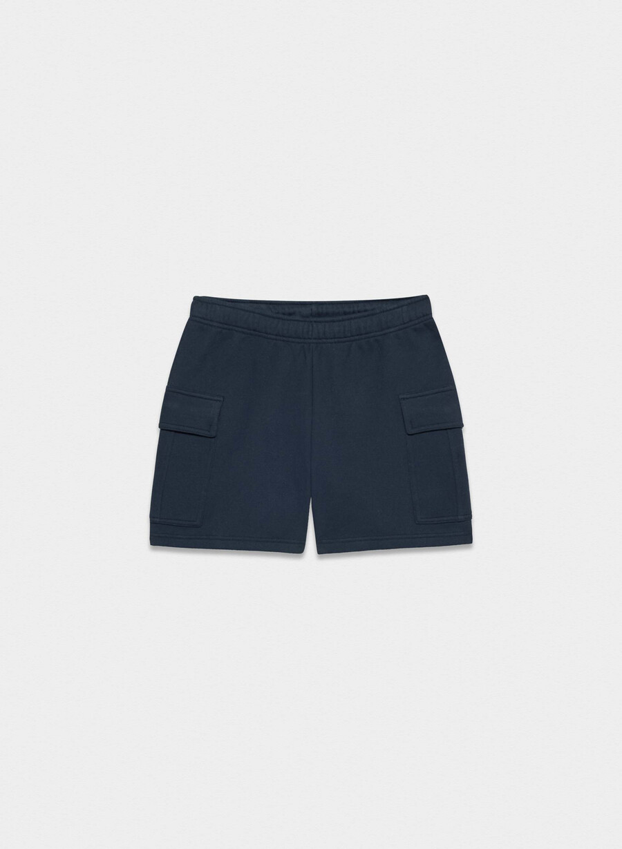 pantaloncini a metà coscia cozy sweatfleece mega cargo admiral