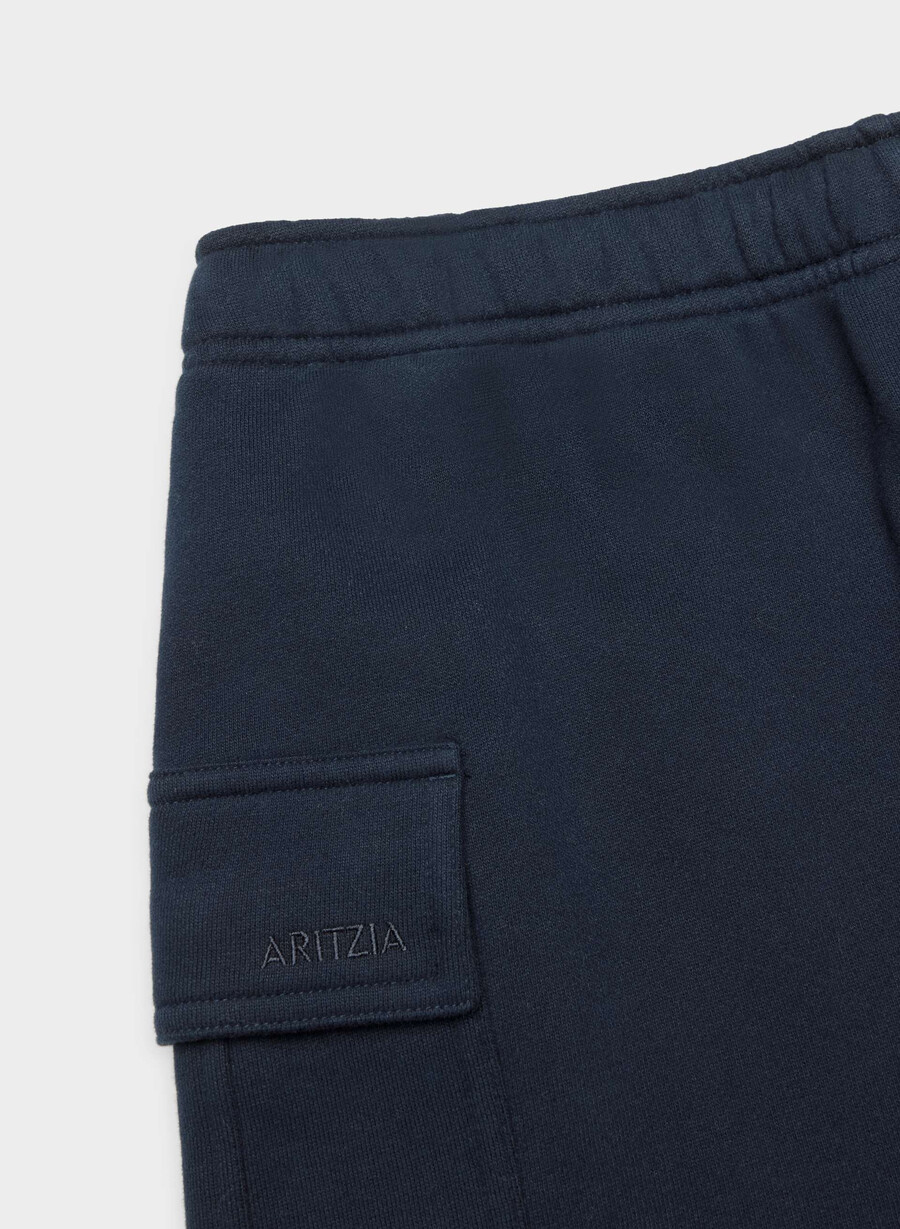 pantaloncini a metà coscia cozy sweatfleece mega cargo admiral