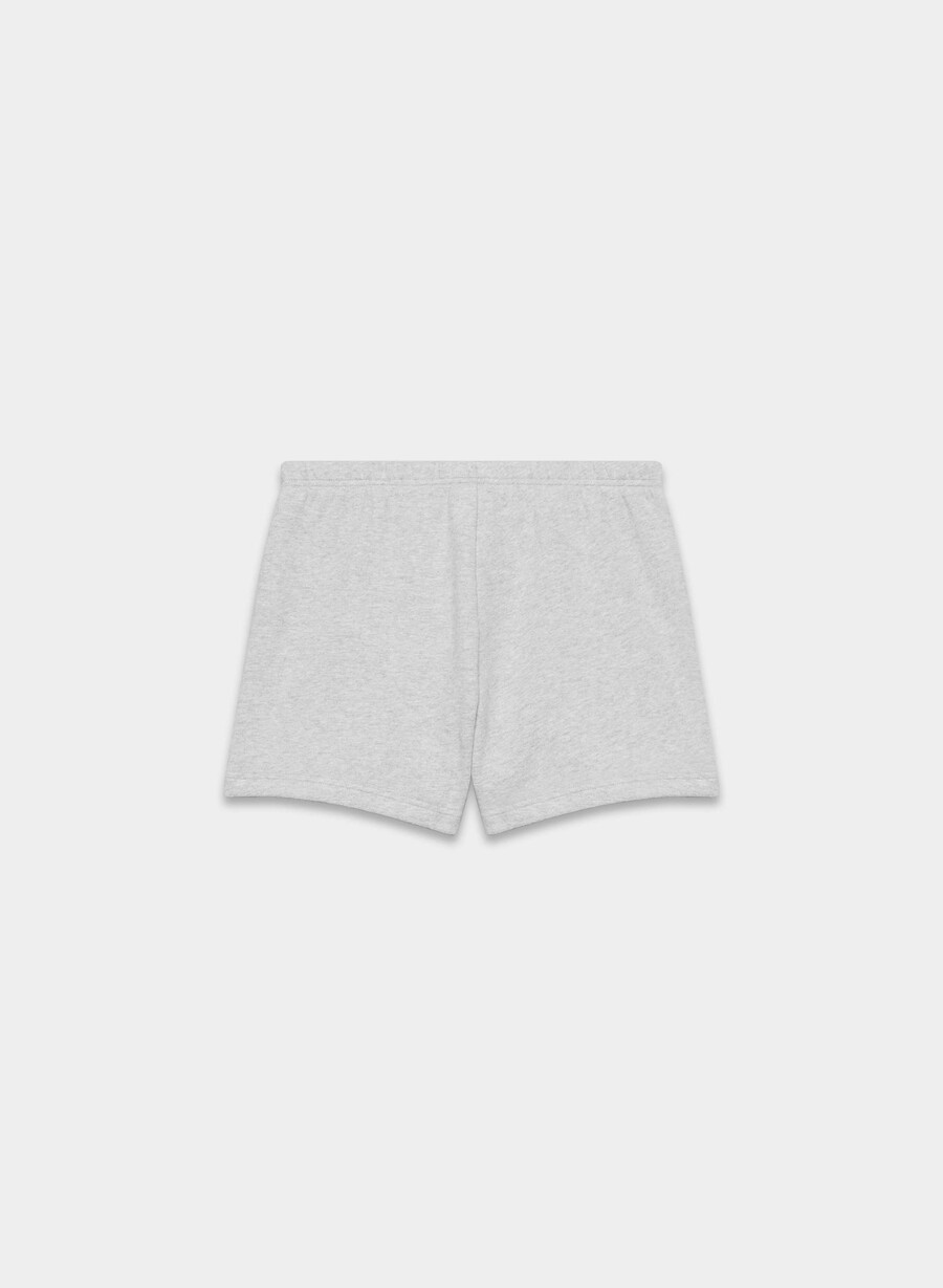 pantaloncini corti a vita alta cozy sweatfleece perfect heather chrome
