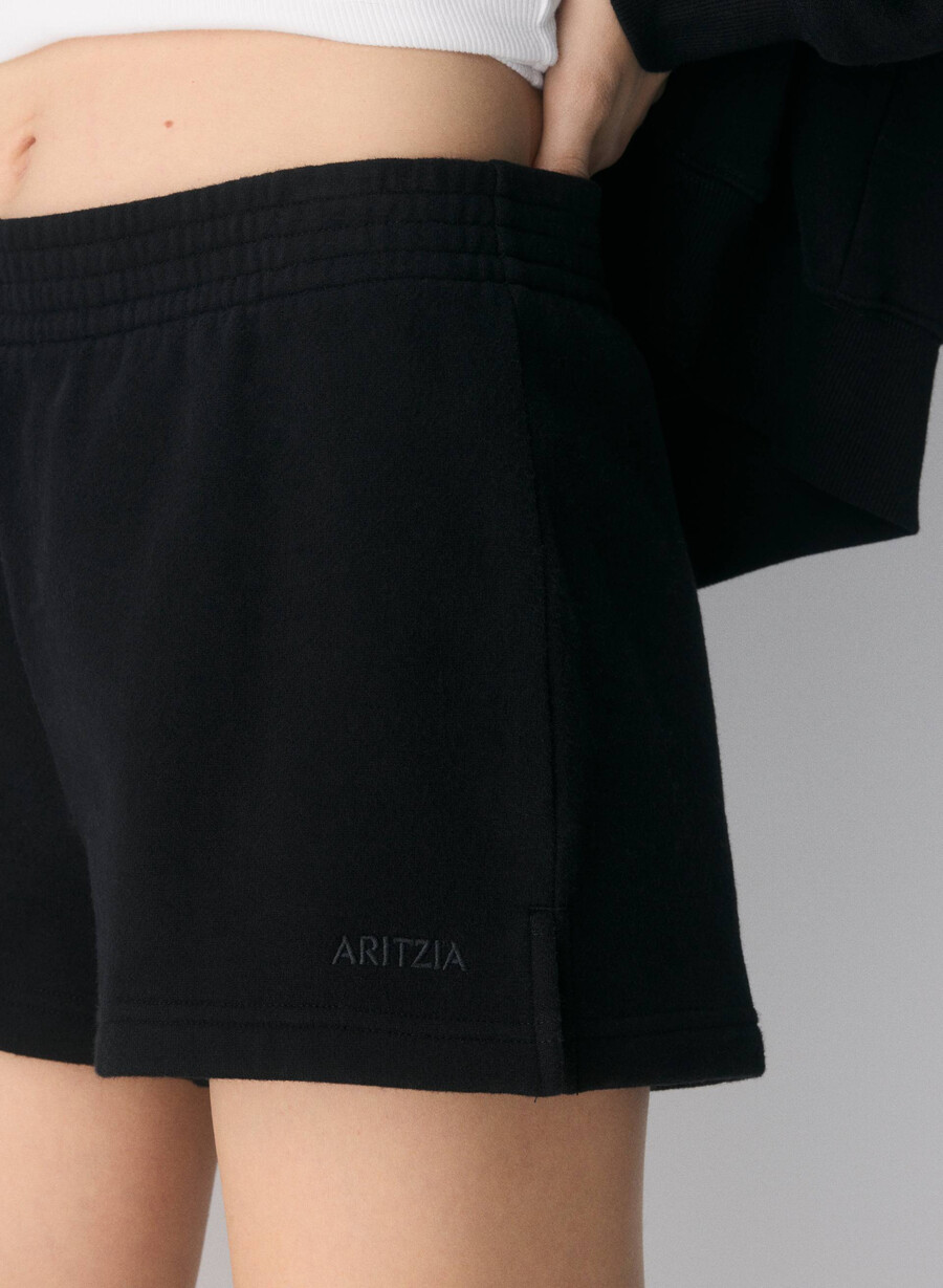 pantaloncini corti in felpa perfect micro neri