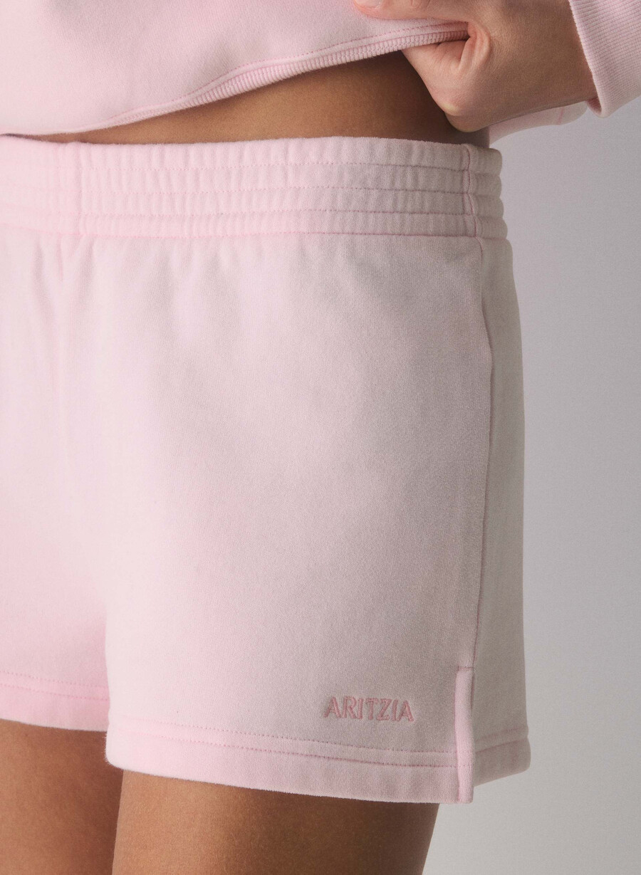 pantaloncini corti in felpa perfect micro villa pink