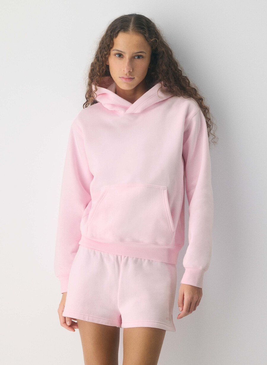 pantaloncini corti in felpa perfect micro villa pink