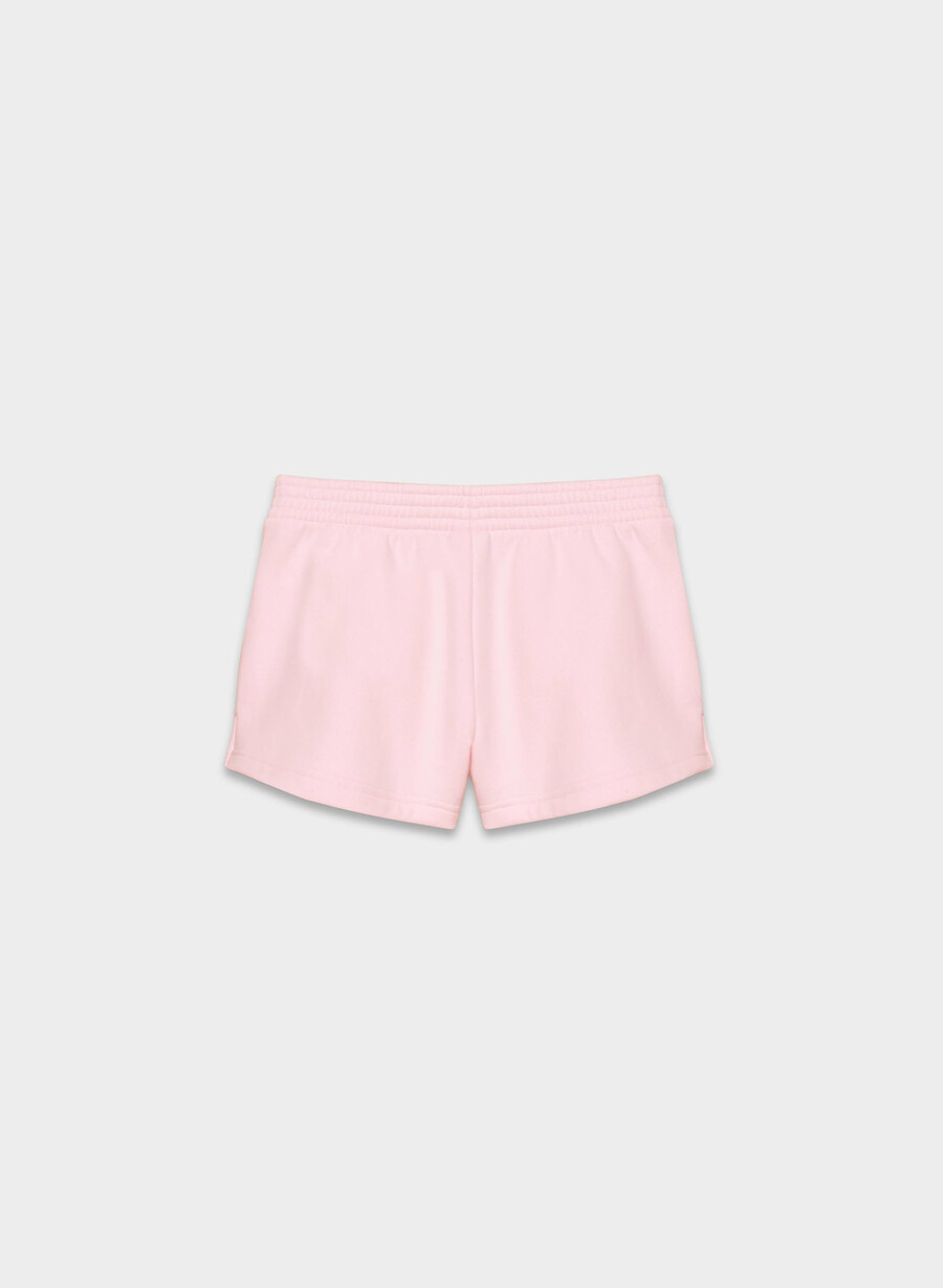 pantaloncini corti in felpa perfect micro villa pink