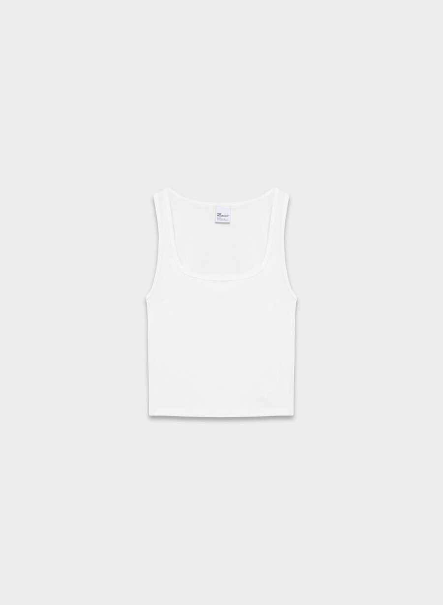 canotta homestretch rib frequency waist bianca