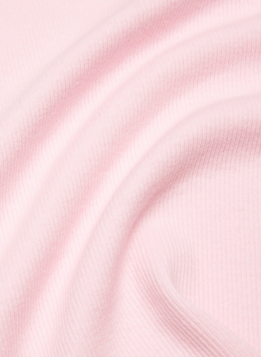 canotta con vita elasticizzata homestretch rib frequency villa pink
