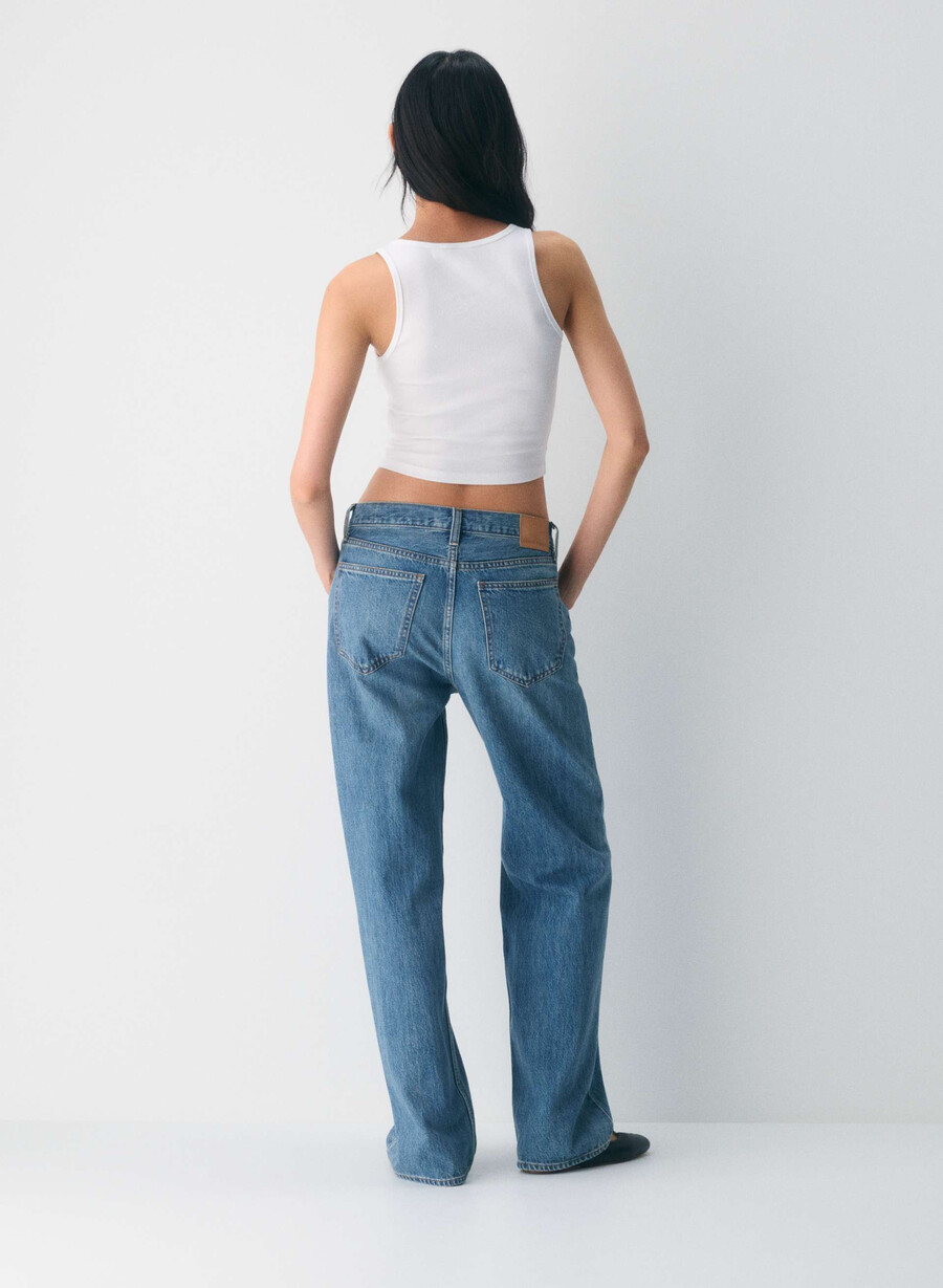 canotta con vita elasticizzata homestretch rib frequency villa pink
