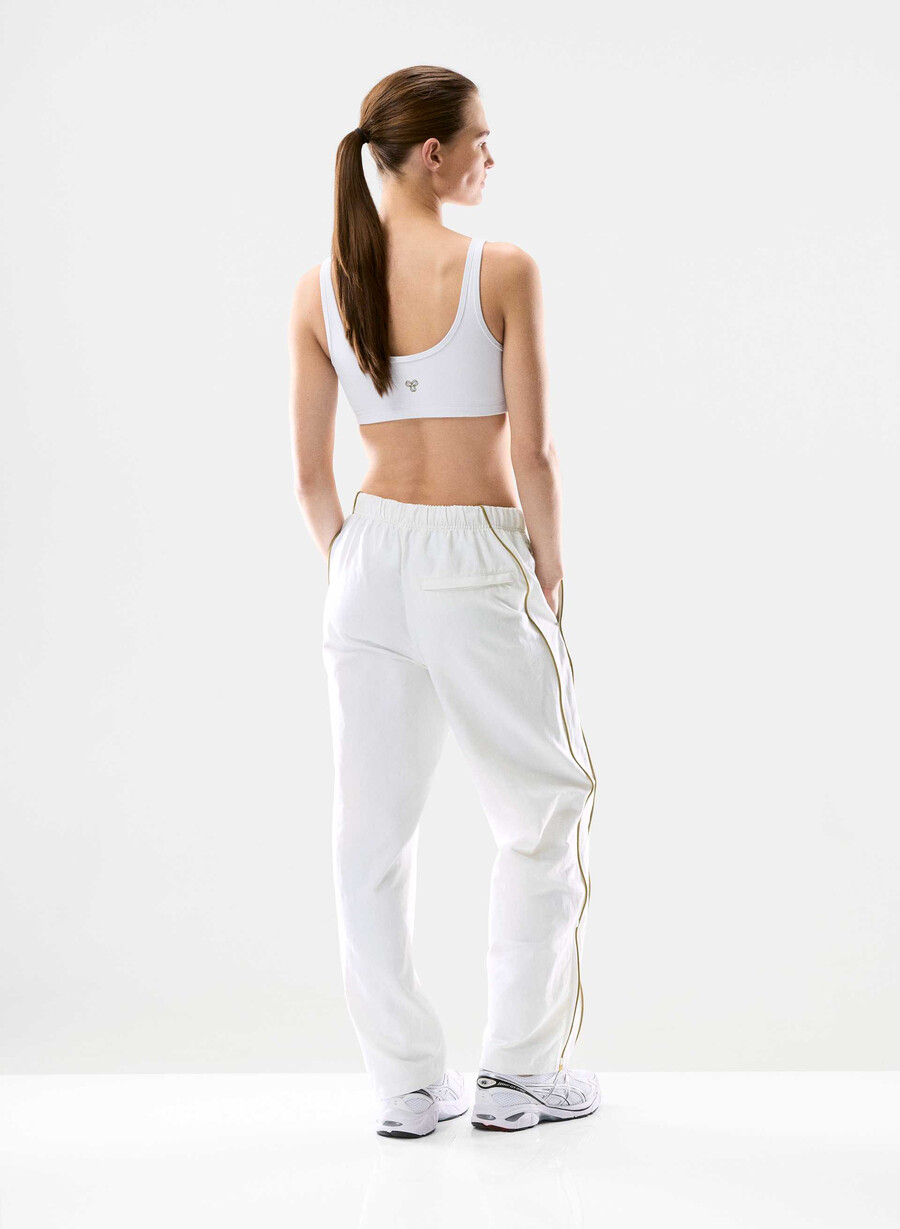 pantaloni da tuta victory biancooro