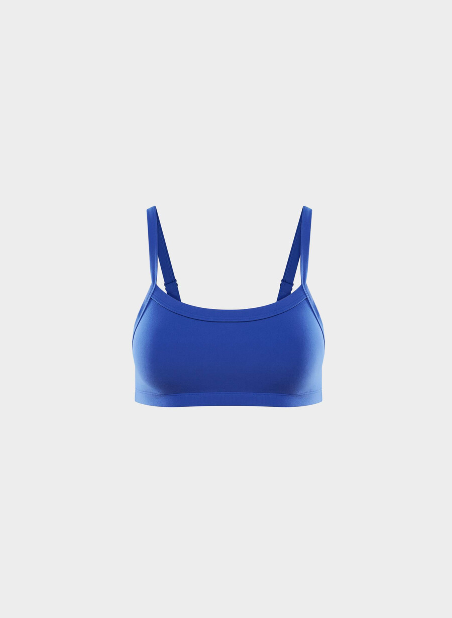 butter tumbler bra top ablaze blue