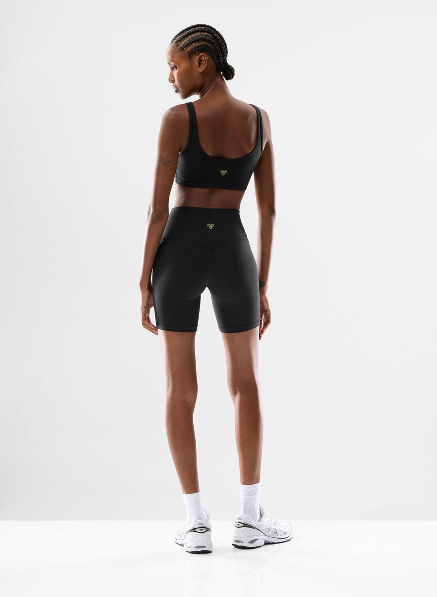 butter cheeky hi-rise 7 short nero
