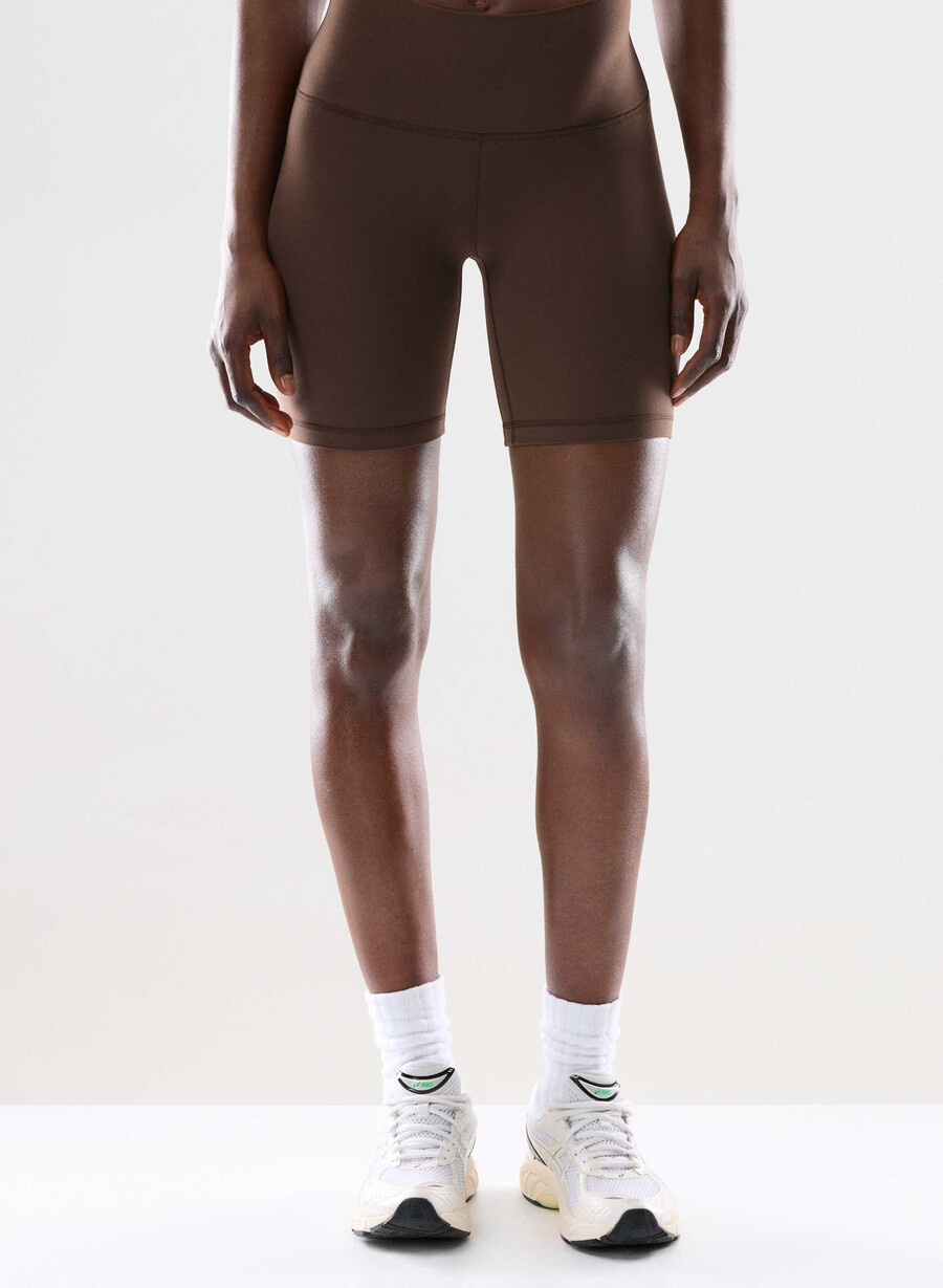 butter cheeky hi-rise 7 short ricco marrone mocha