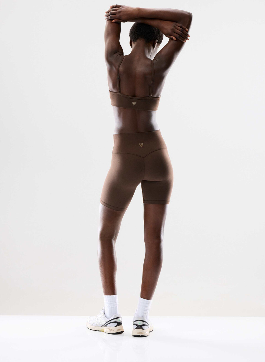 butter cheeky hi-rise 7 short ricco marrone mocha