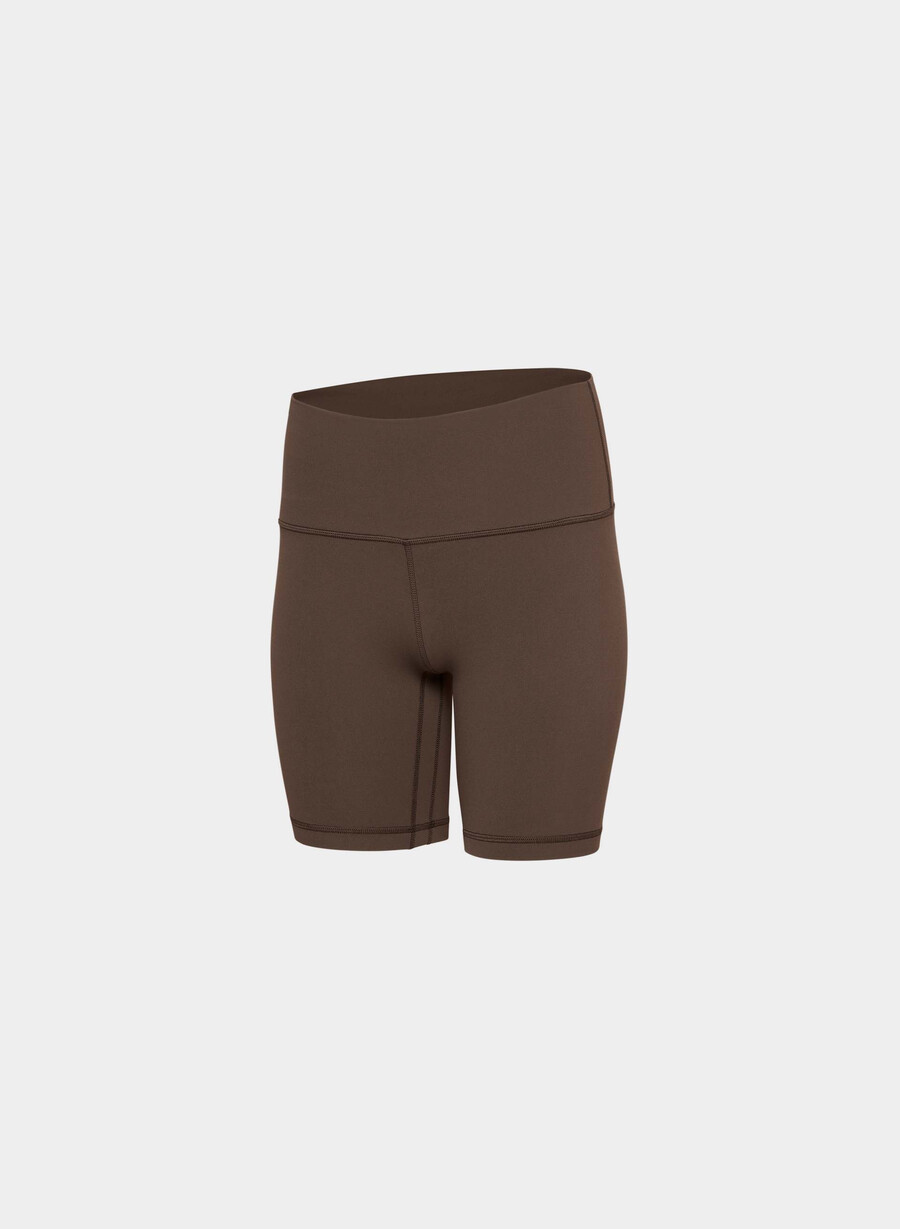 butter cheeky hi-rise 7 short ricco marrone mocha