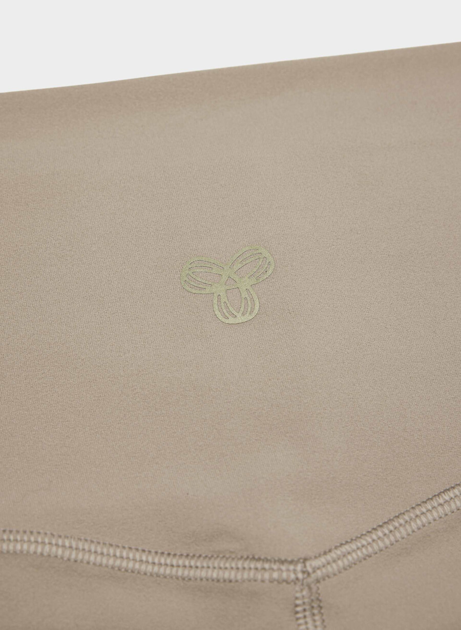 butter leggings a vita alta svasati nomad taupe