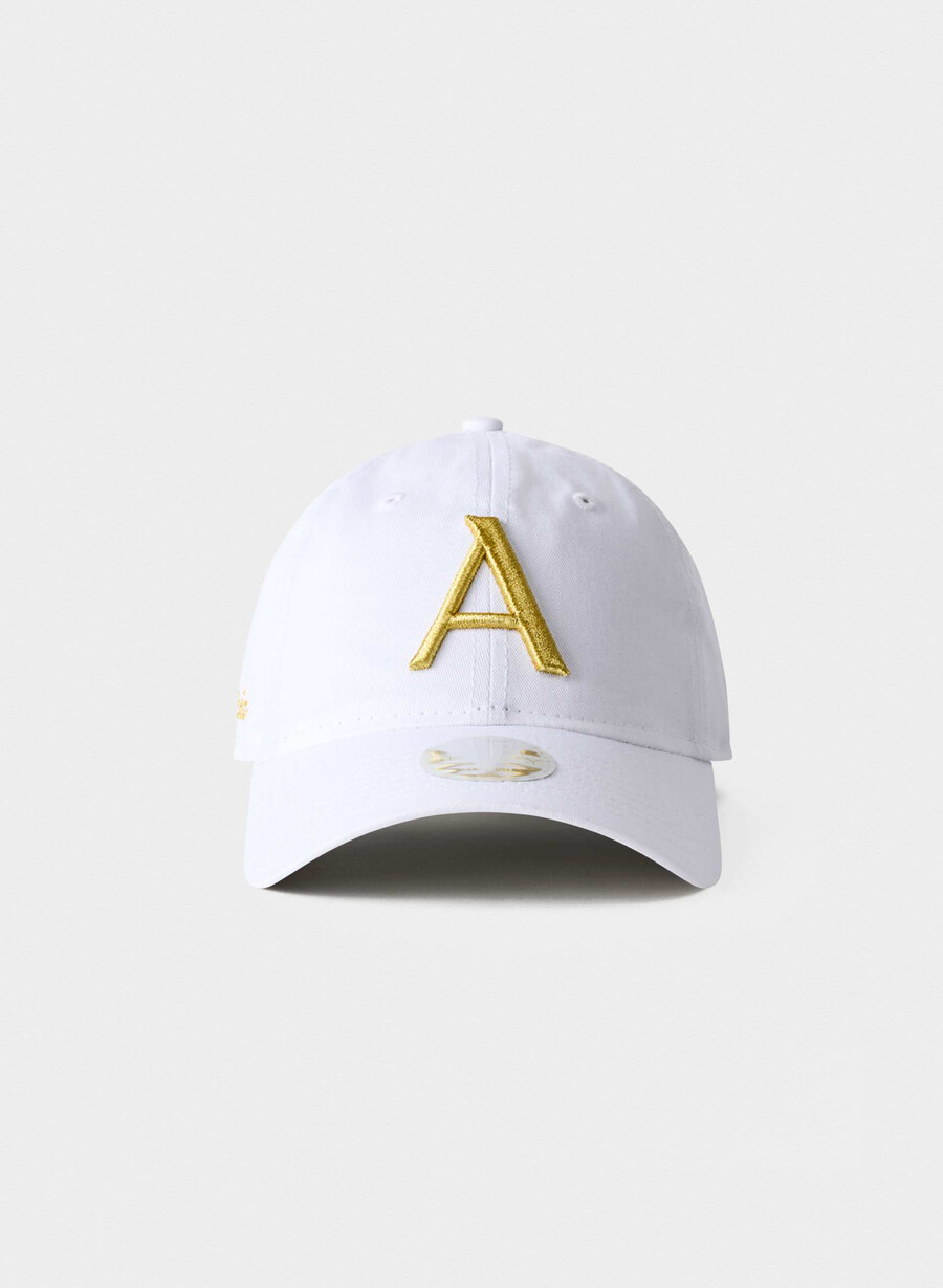 cappello new era x aritzia 9twenty biancooro eroe
