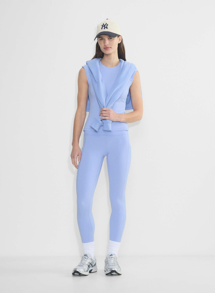 leggings butter cheeky hi-rise pocket 26 dayflower blue