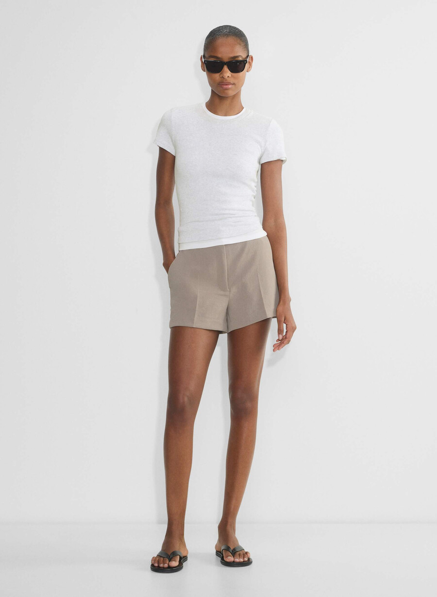 the limitless short mini - crepette nomad taupe