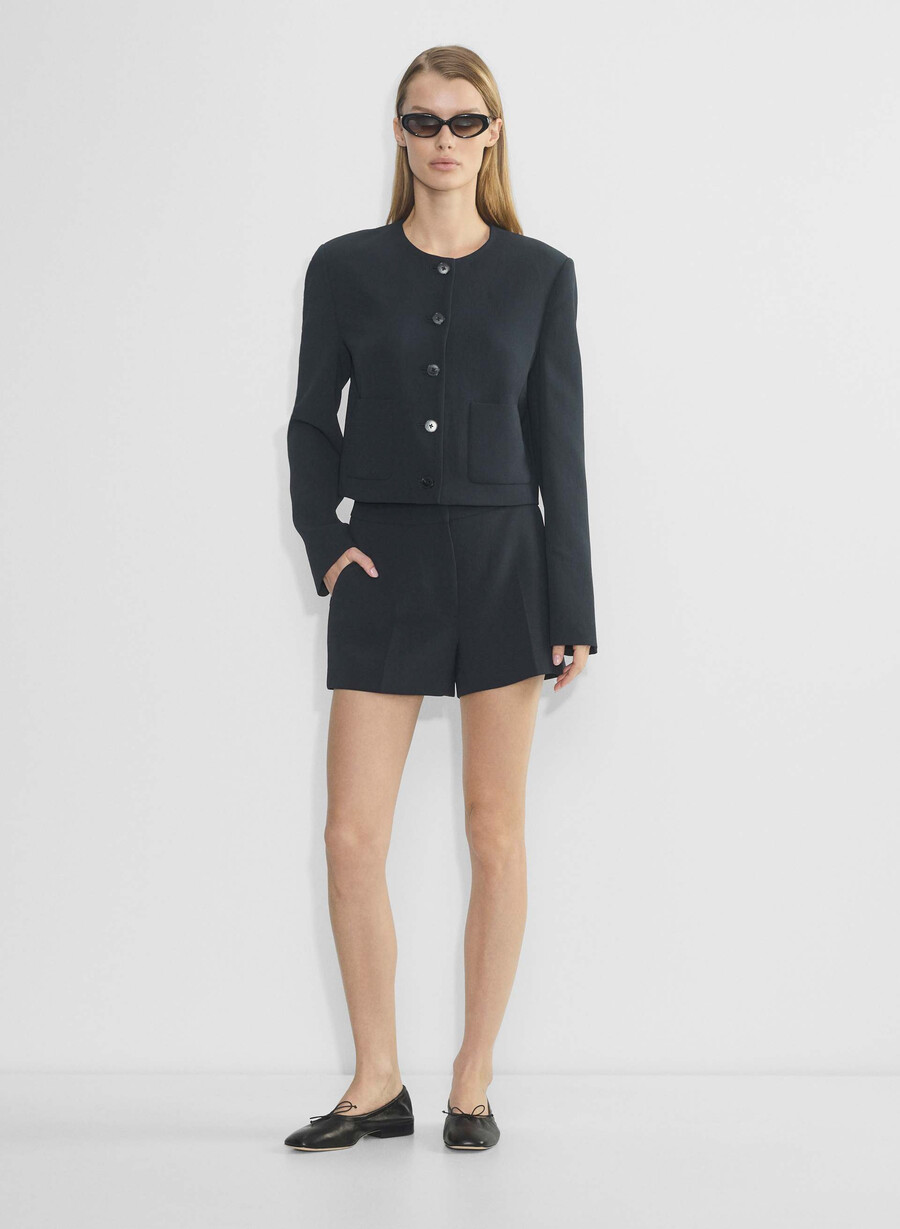 the limitless short mini - crepette dark navy