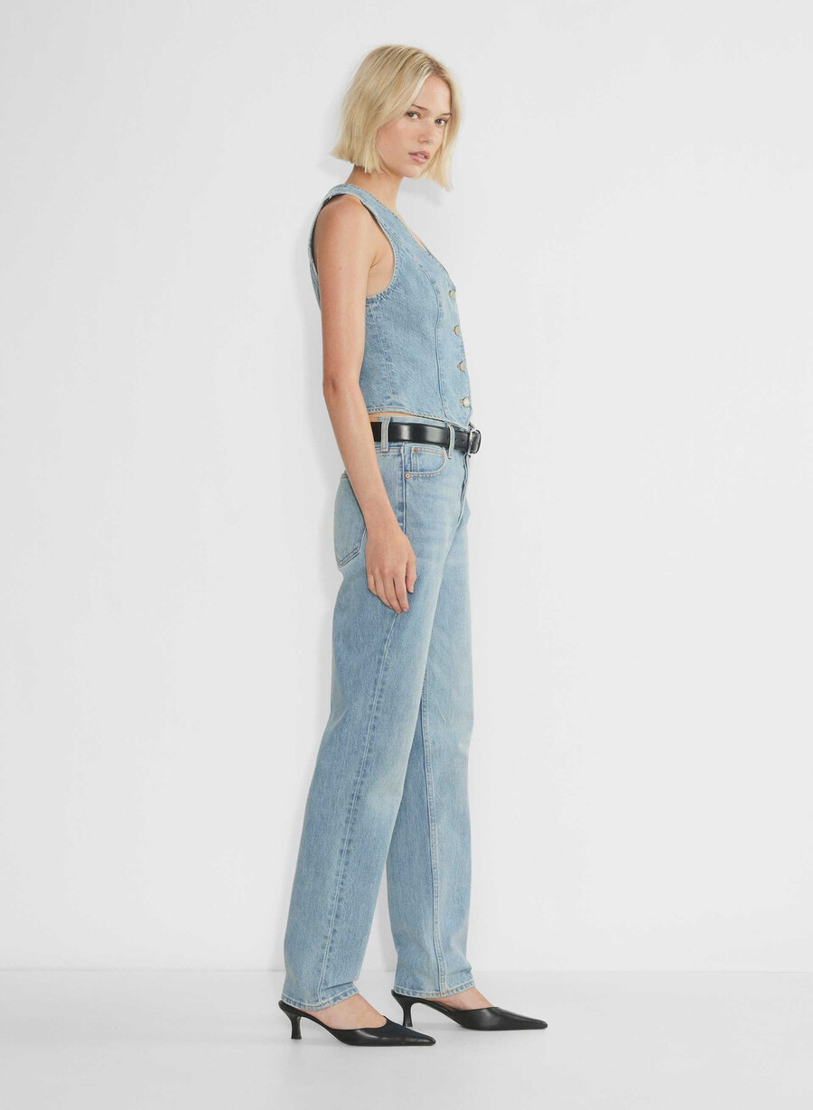 denim forum il gilet in denim mia degli anni 90 7 yrs bleu taboo