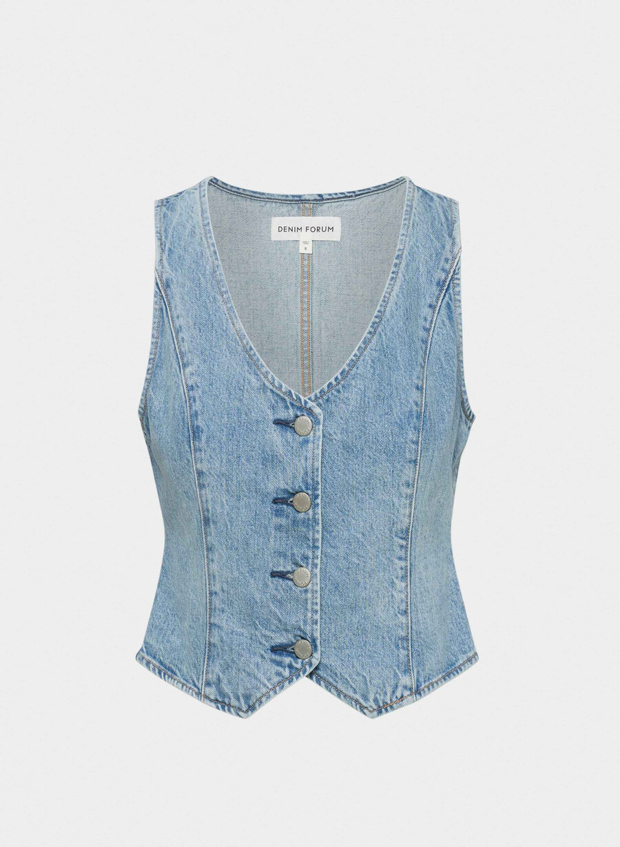denim forum il gilet in denim mia degli anni 90 7 yrs bleu taboo