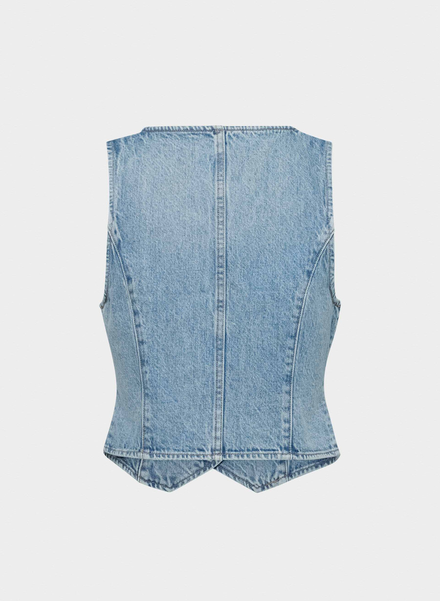 denim forum il gilet in denim mia degli anni 90 7 yrs bleu taboo
