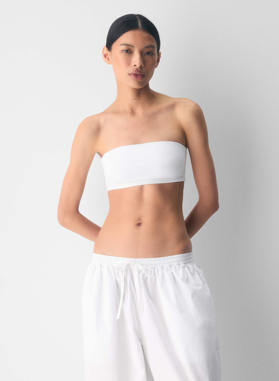 top a fascia original contour sublime bianco brillante