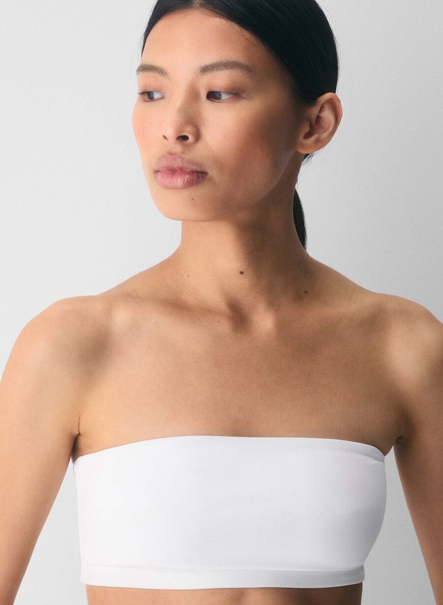 top a fascia original contour sublime bianco brillante
