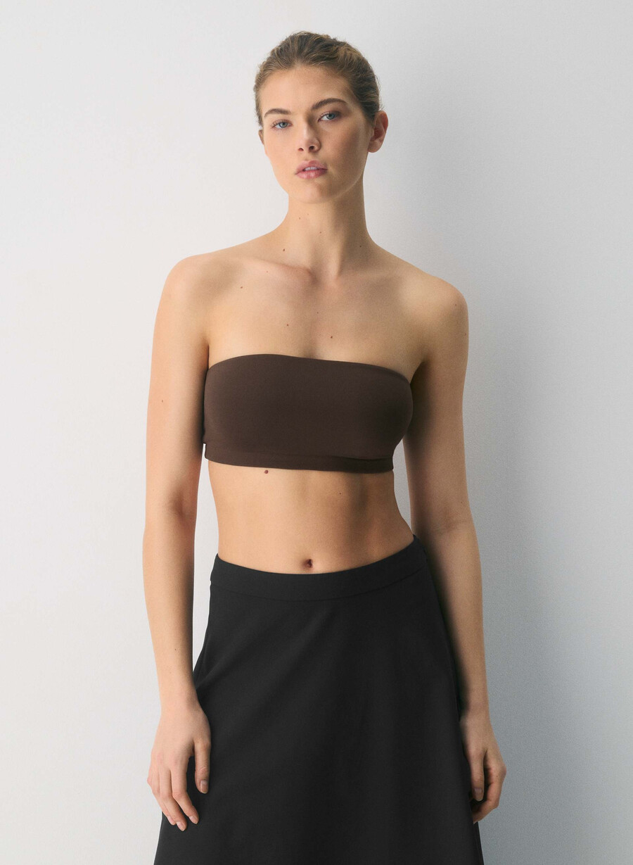 top a fascia original contour sublime ricco marrone mocha