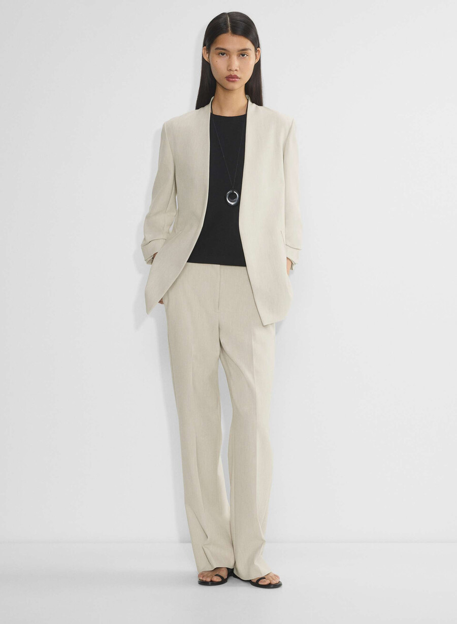 pantaloni agency heather matte pearl